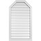 Ekena Millwork Octagonal Top Surface Mount PVC Gable Vent w/ 2"W x 2"P Brickmould Sill Frame, 24"W x 42"H GVPOT24X4203SF - alternate 1